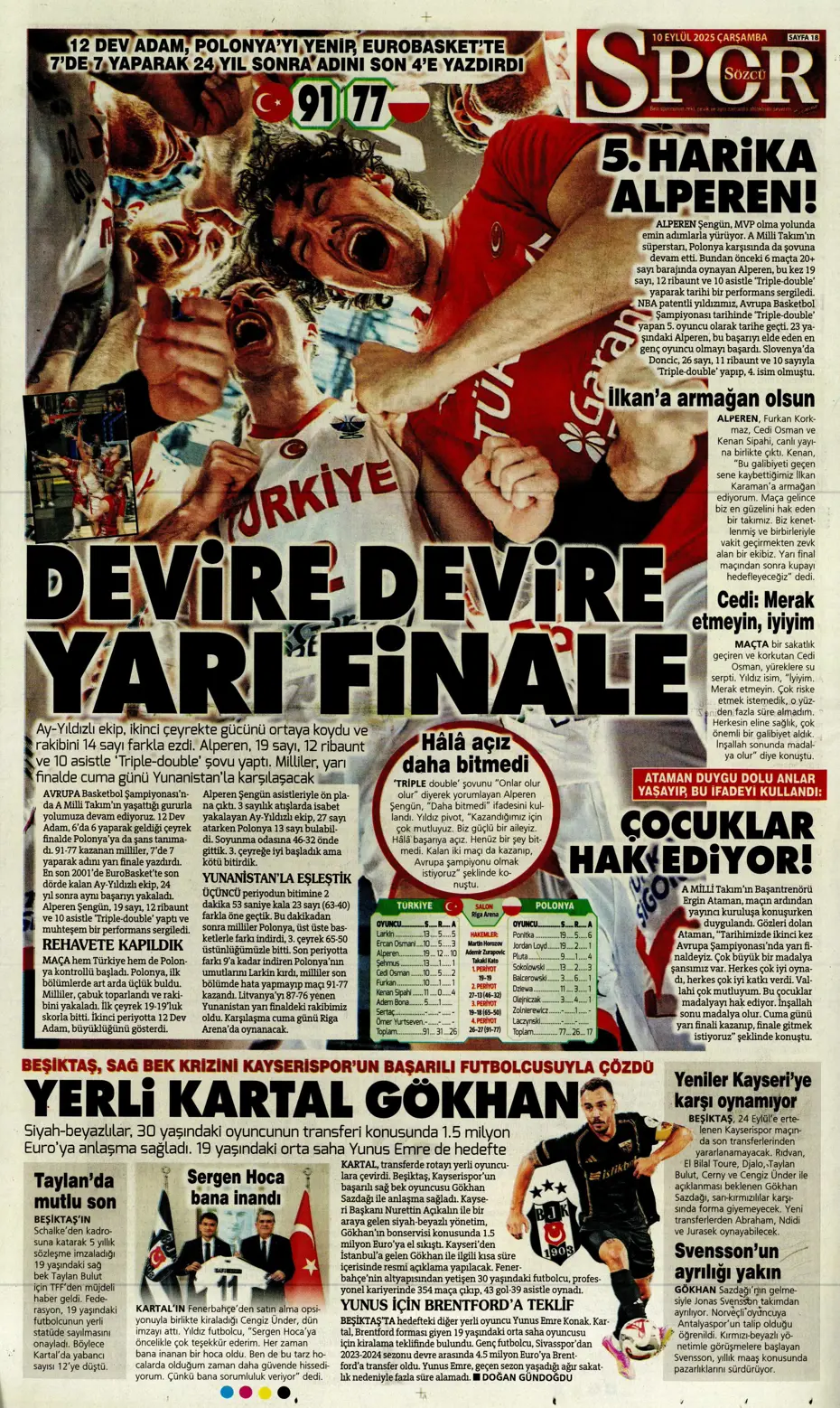 "Mühendislik harikası Domenico Tedesco" | Sporun manşetleri - 6