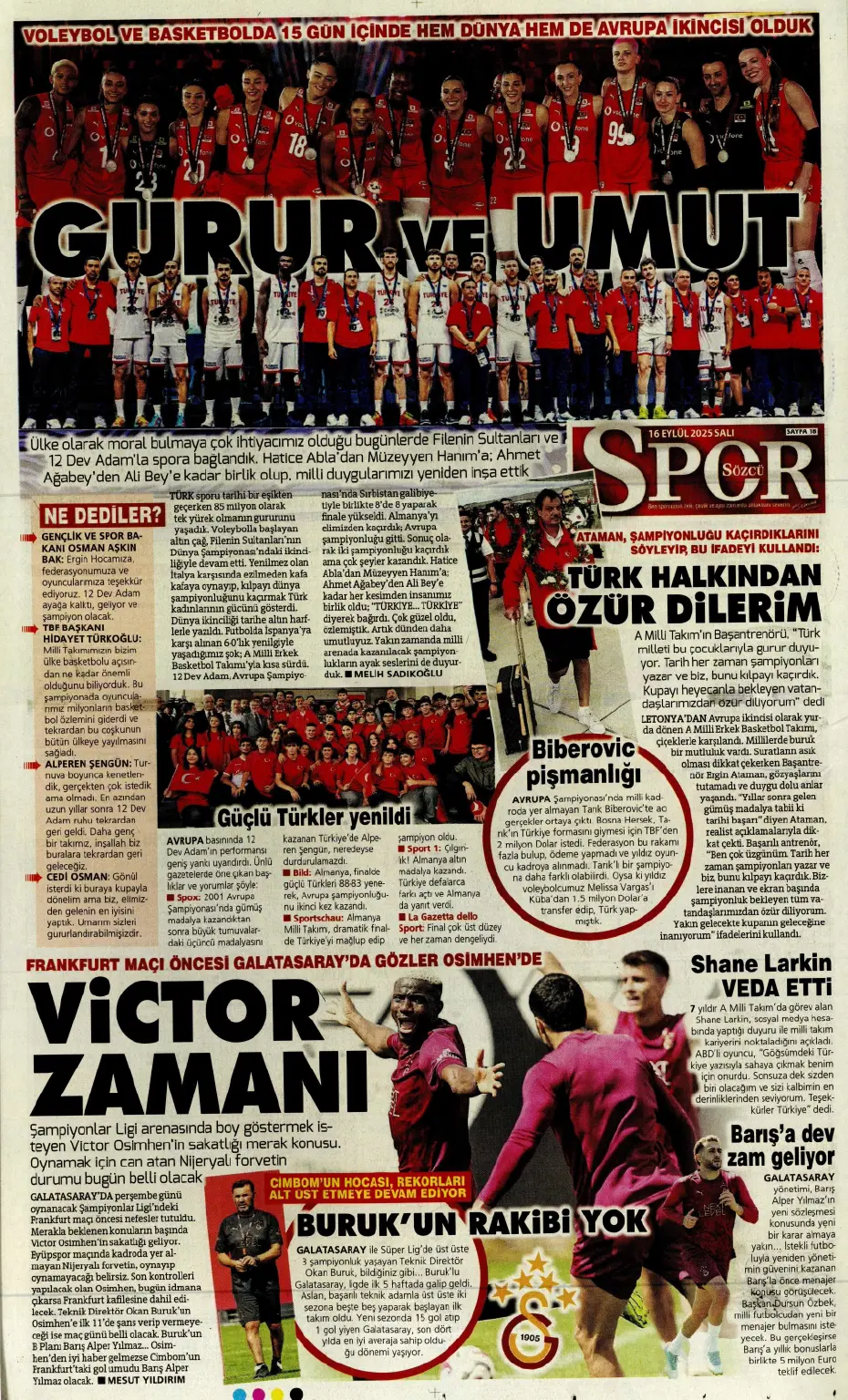 "Fenerbahçe'den David Alaba bombası" | Sporun manşetleri - 6