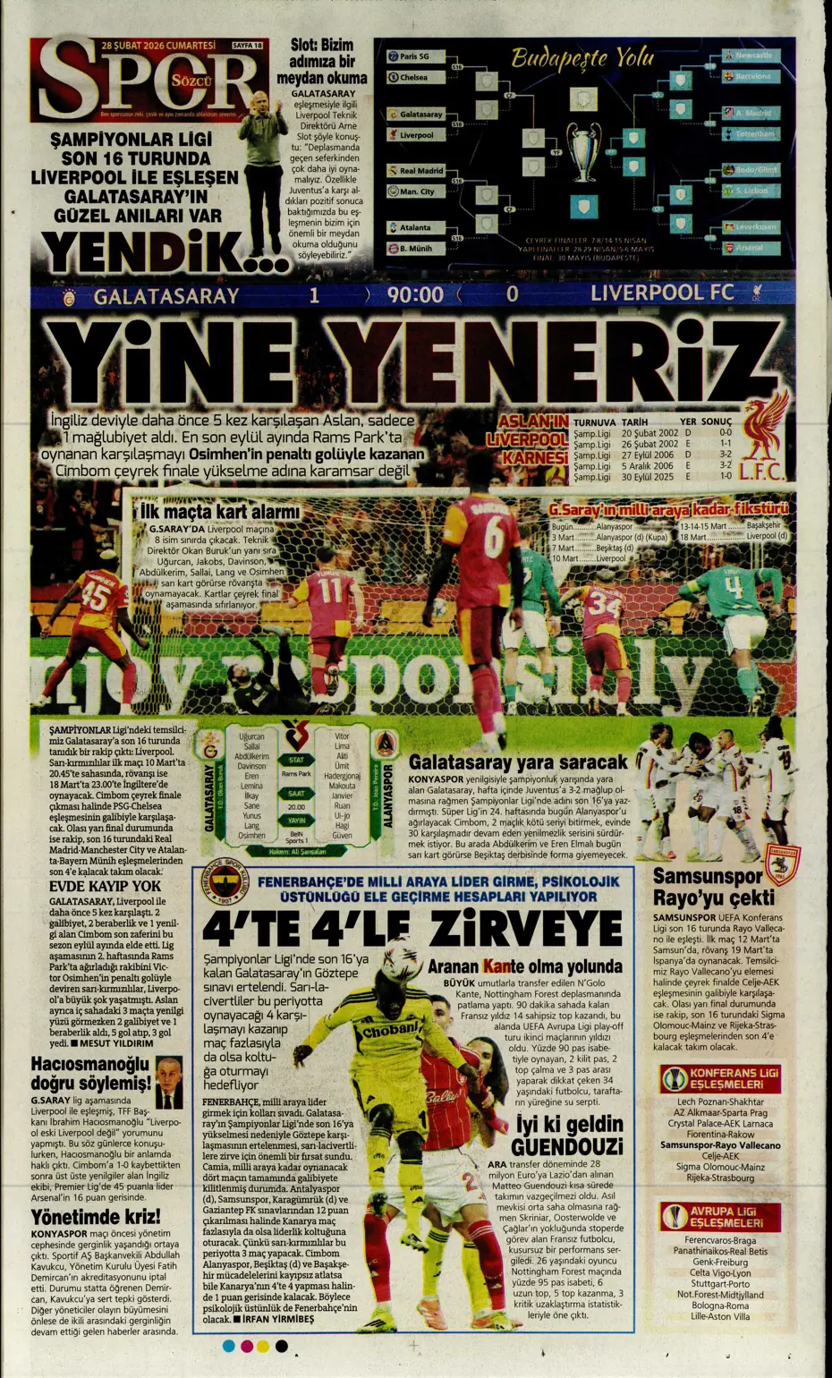 "İsmail Yüksek'e İngiliz takibi" | Sporun manşetleri - 3