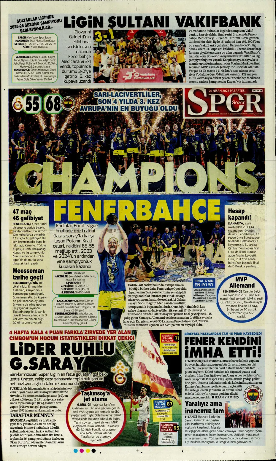 Eyvah! Gabriel Sara için geliyorlar | Sporun manşetleri - 3 Eyvah! Gabriel Sara için geliyorlar | Sporun manşetleri - 3