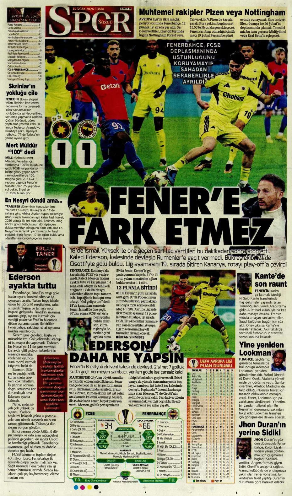 "Galatasaray'ın Gueye transferi tamam" | Sporun manşetleri - 14