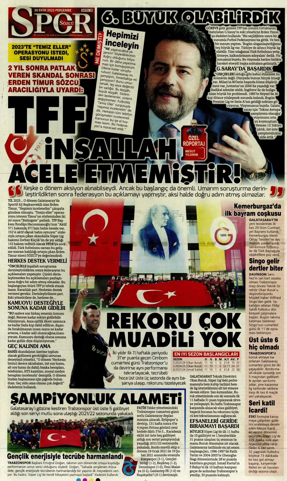 "Talisca teklife "Evet" dedi" | Sporun manşetleri - 8