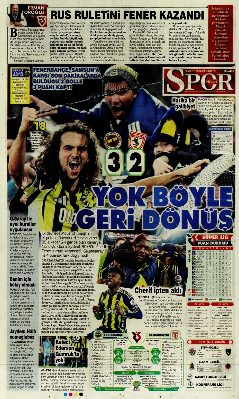 "Eller yukarı! Ben Cherif" | Sporun manşetleri - 7