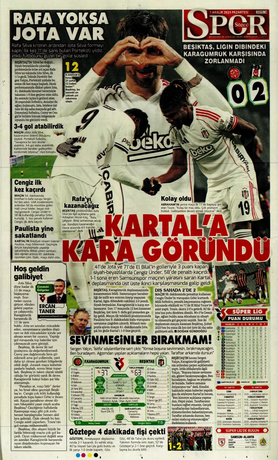 "Kadıköy'de 30 milyarlık dev buluşma" | Sporun manşetleri - 10