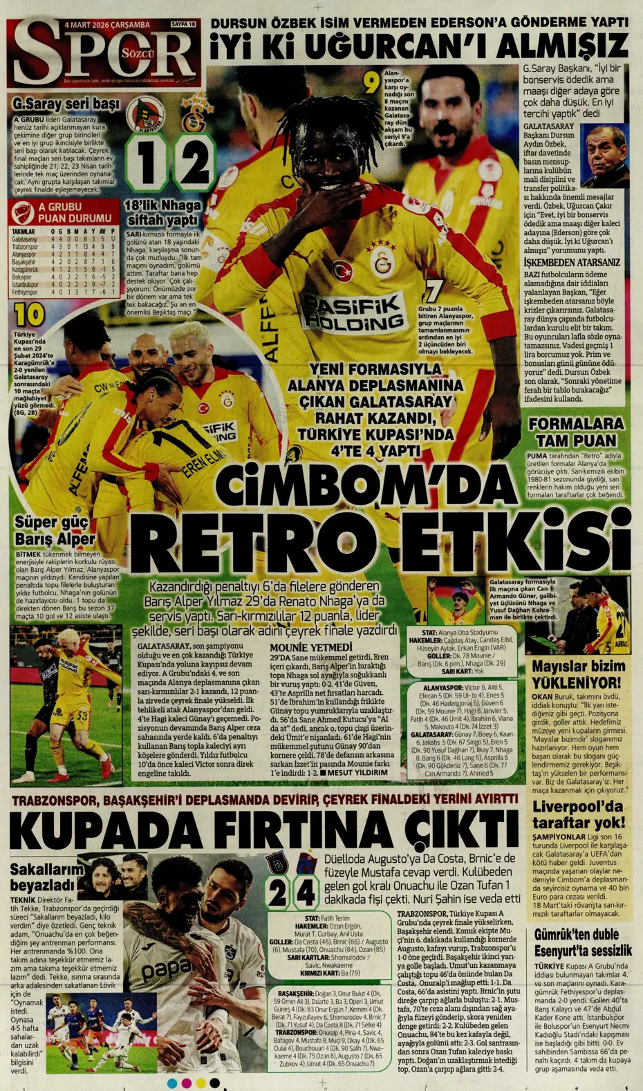 "Anlaşma tamam, sezon sonunda Fenerbahçe'den ayrılıyor" | Sporun manşetleri - 10 "Anlaşma tamam, sezon sonunda Fenerbahçe'den ayrılıyor" | Sporun manşetleri - 10