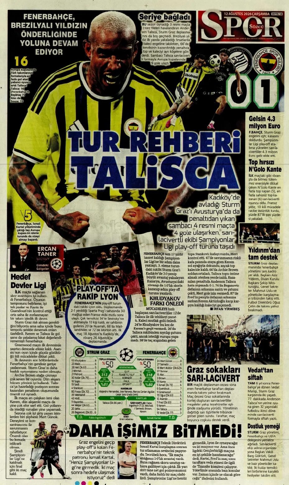 Fred'in hemen ardından bir veda daha geliyor! Yerine gelecek isim çoktan belli | Sporun manşetleri - 8 Fred'in hemen ardından bir veda daha geliyor! Yerine gelecek isim çoktan belli | Sporun manşetleri - 8