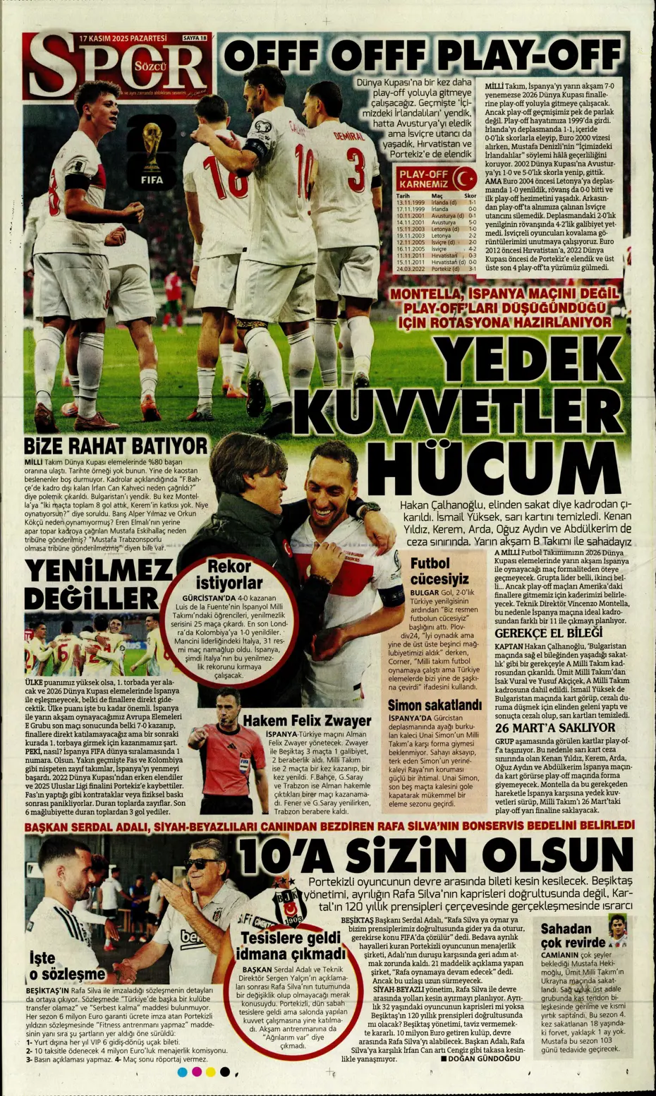 "Tedesco ilk bileti kesti: "Kendine takım bul" | Sporun manşetleri - 8 "Tedesco ilk bileti kesti: "Kendine takım bul" | Sporun manşetleri - 8