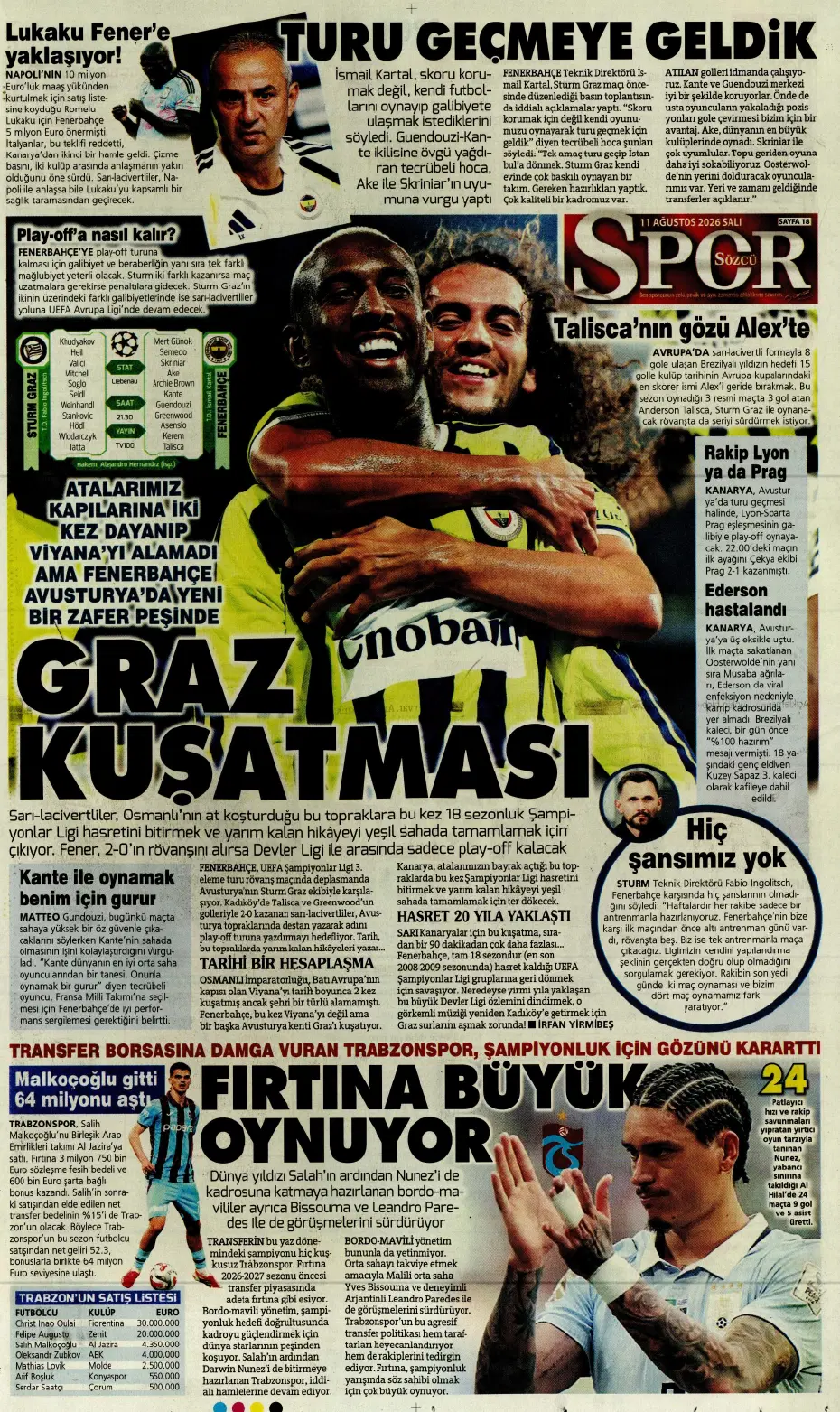 Ederson takasıyla yıldız sol kanat Fenerbahçe'ye geliyor | Sporun manşetleri - 3
