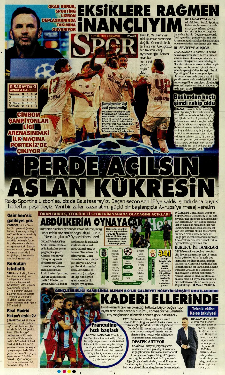 Ve Galatasaray'da anlaşma tamam, 4 yıllık imza: Resmi açıklama an meselesi | Sporun manşetleri - 2 Ve Galatasaray'da anlaşma tamam, 4 yıllık imza: Resmi açıklama an meselesi | Sporun manşetleri - 2