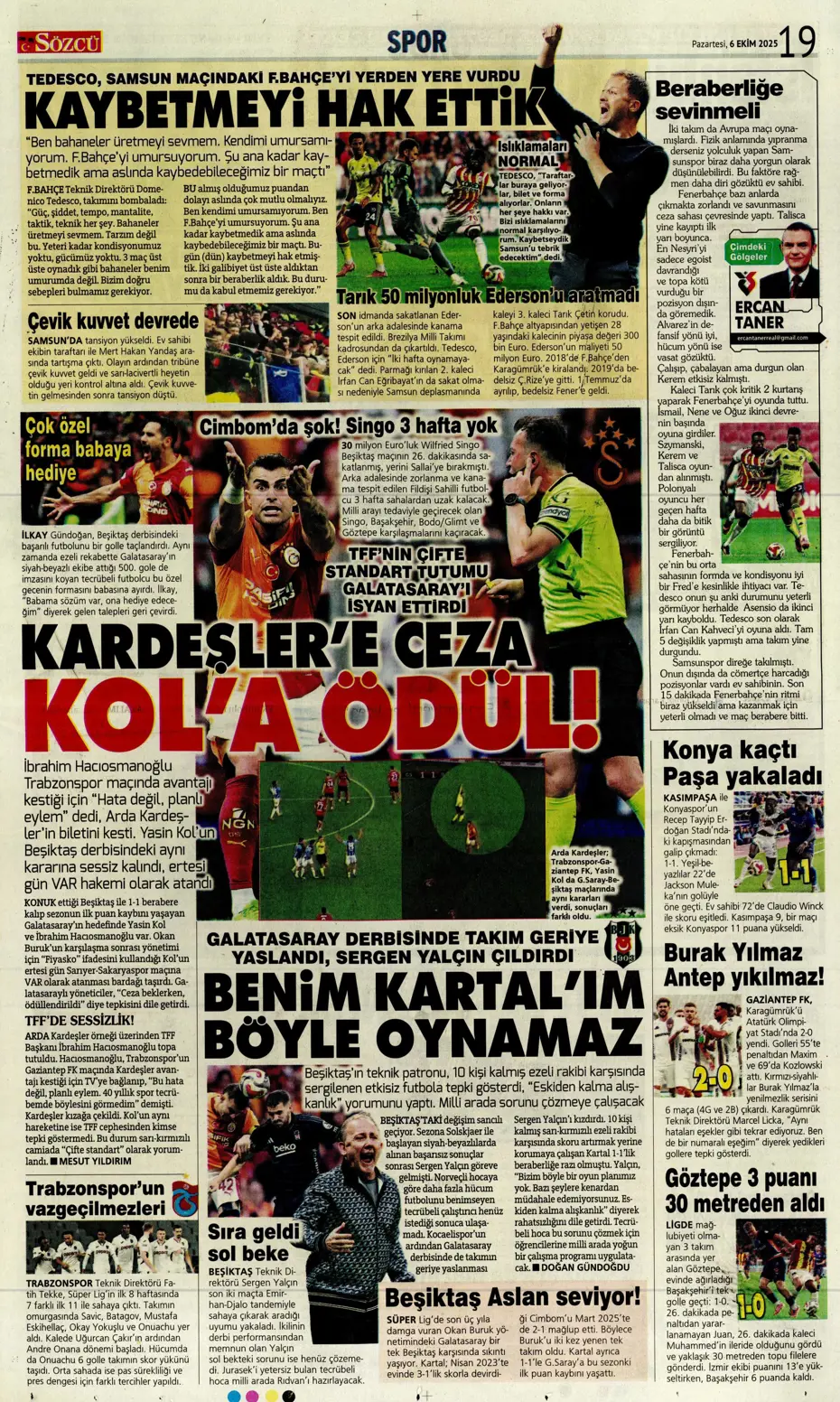 "Icardi'nin mutsuzluğunun 3 nedeni" | Sporun manşetleri - 9