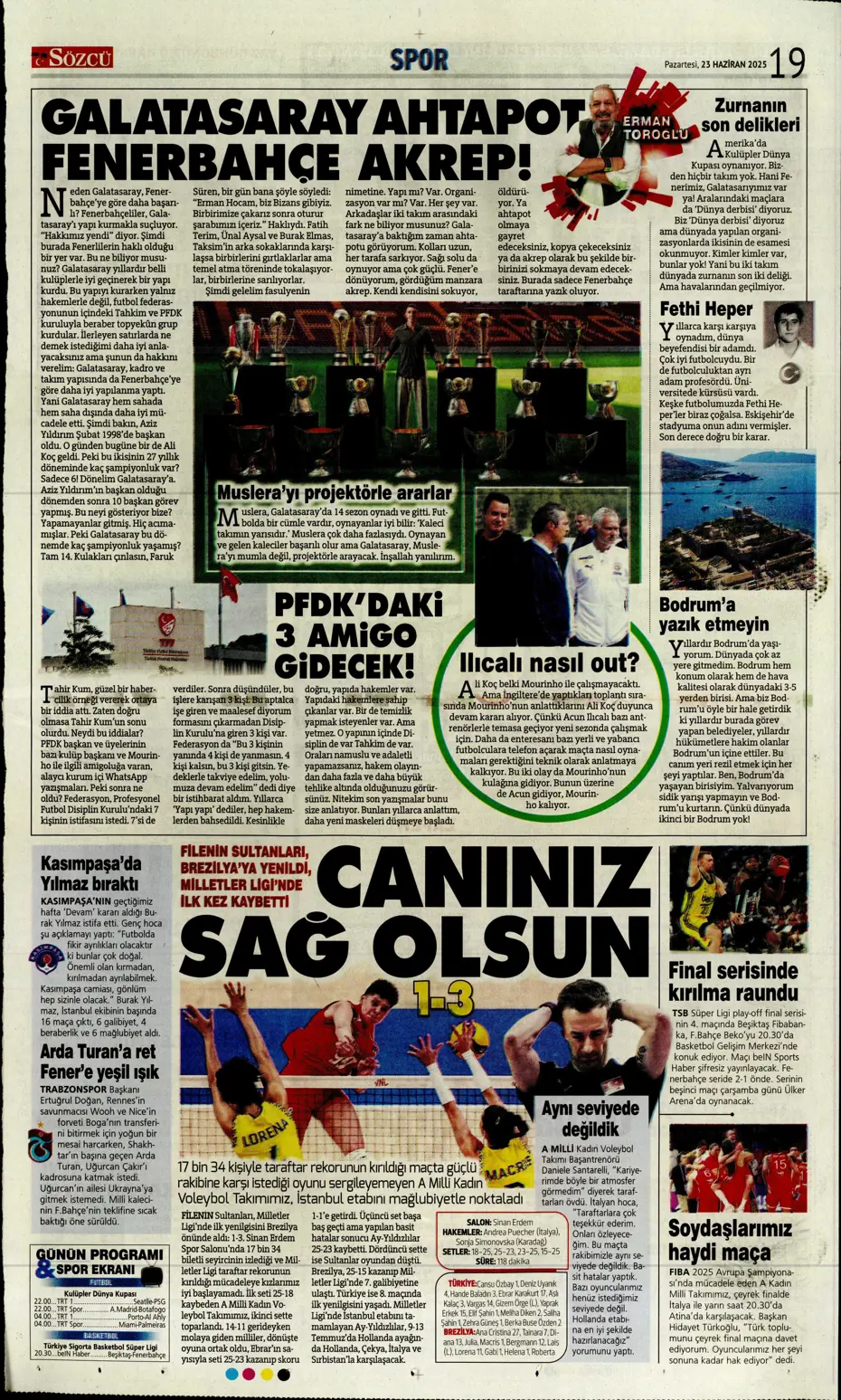 "Fenerbahçe'den Jadon Sancho bombası" | Sporun manşetleri - 7