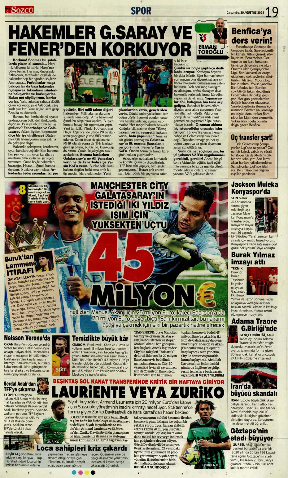 "Fenerbahçe'den Nene sonrası bir transfer daha" | Sporun manşetleri - 7