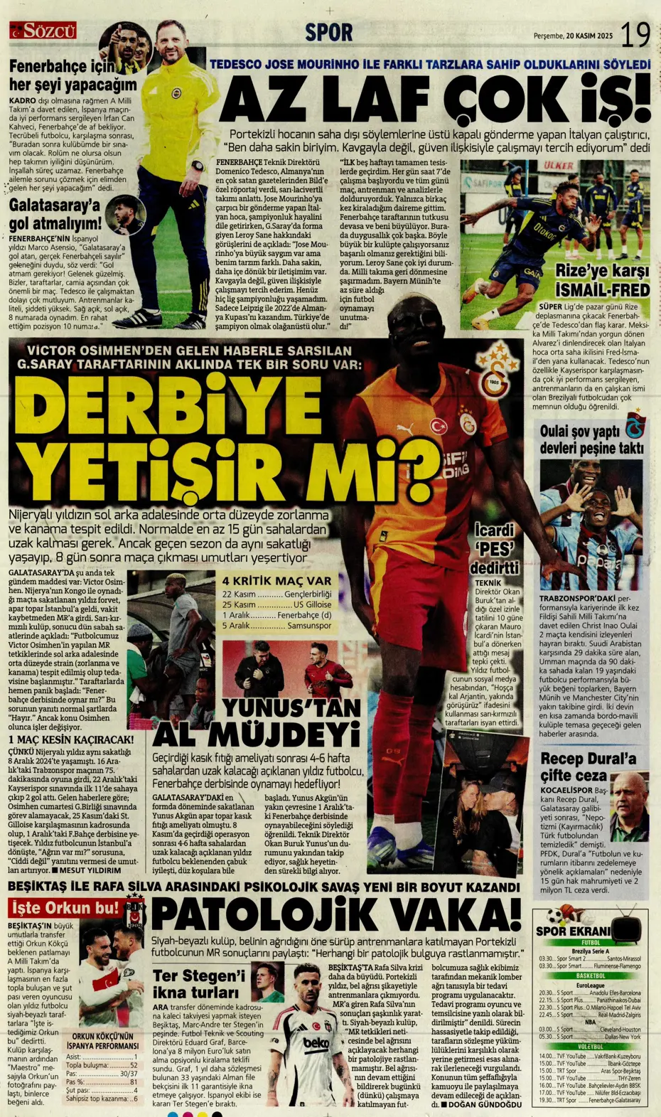 "Leao bombası" | Sporun manşetleri - 3