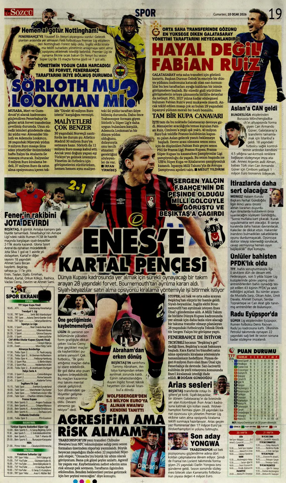 "Ve Lookman'la anlaşma tamam: İşte "Evet" dediği rakam" | Sporun manşetleri - 9