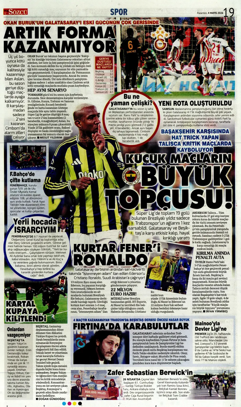 Galatasaray'da dev operasyon: Icardi'yle birlikte 7 isme güle güle | Sporun manşetleri - 6 Galatasaray'da dev operasyon: Icardi'yle birlikte 7 isme güle güle | Sporun manşetleri - 6