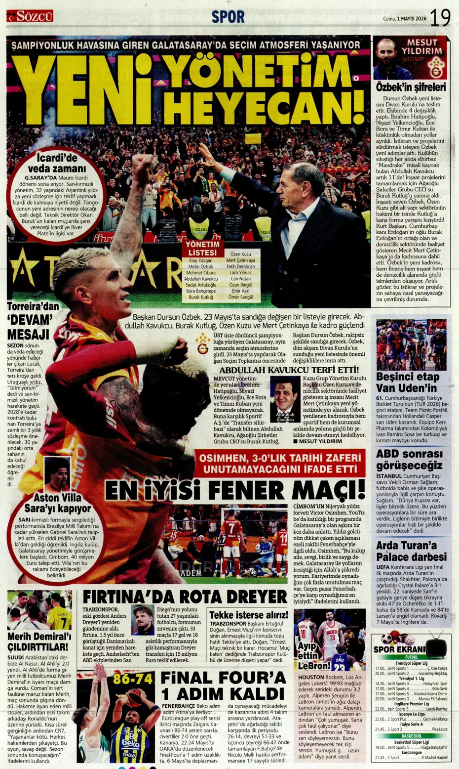 Fenerbahçe'den Salah bombası: Görüşme yapıldı | Sporun manşetleri - 12 Fenerbahçe'den Salah bombası: Görüşme yapıldı | Sporun manşetleri - 12