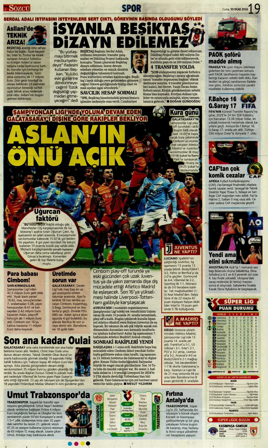 "Galatasaray'ın Gueye transferi tamam" | Sporun manşetleri - 5