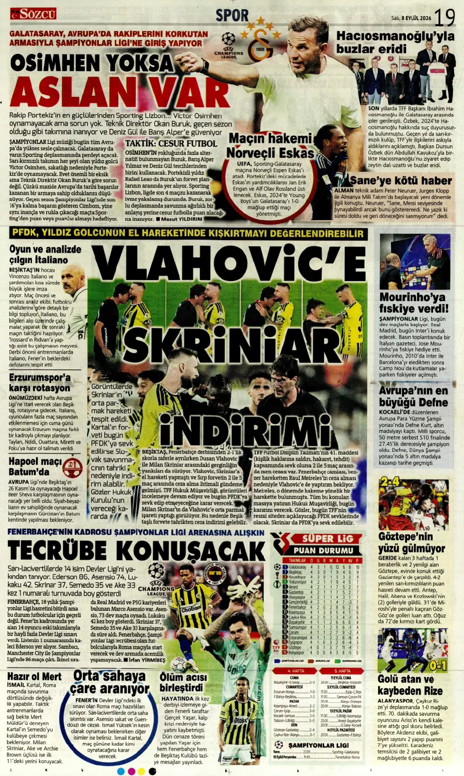 "Ertuğrul Doğan'la görüşen Vitor Pereira'dan Trabzonspor kararı" | Sporun manşetleri - 3 "Ertuğrul Doğan'la görüşen Vitor Pereira'dan Trabzonspor kararı" | Sporun manşetleri - 3