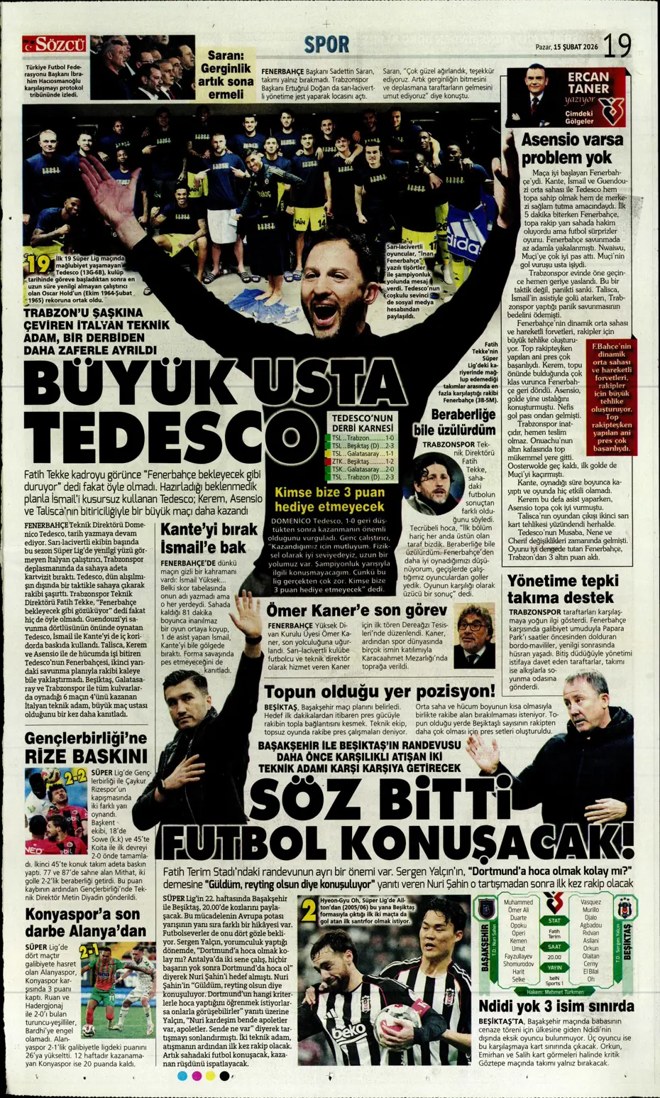 "Eyvah! Galatasaray'da Yunus Akgün endişesi" | Sporun manşetleri - 12 "Eyvah! Galatasaray'da Yunus Akgün endişesi" | Sporun manşetleri - 12