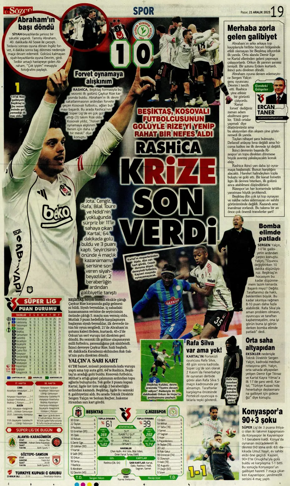 "Transferde Yusuf Sarı bombası" | Sporun manşetleri - 27