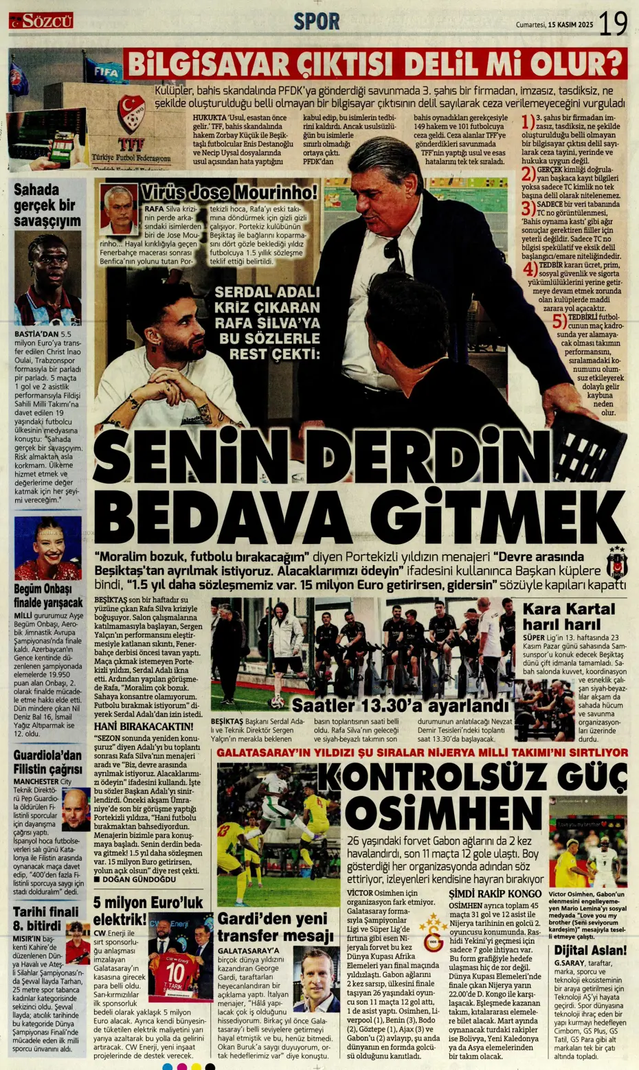 "İşte Fener'in Lewandowski için planı" | Sporun manşetleri - 7