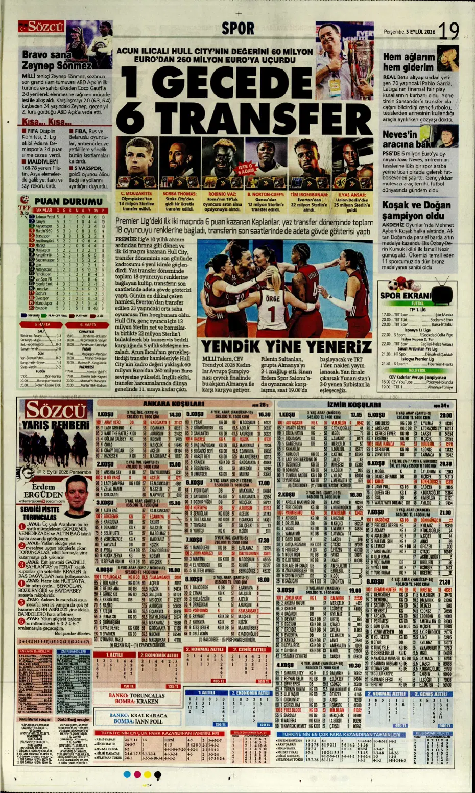 Can Uzun derken 2 isim daha! Fenerbahçe'den son gün bombaları | Sporun manşetleri - 2 Can Uzun derken 2 isim daha! Fenerbahçe'den son gün bombaları | Sporun manşetleri - 2