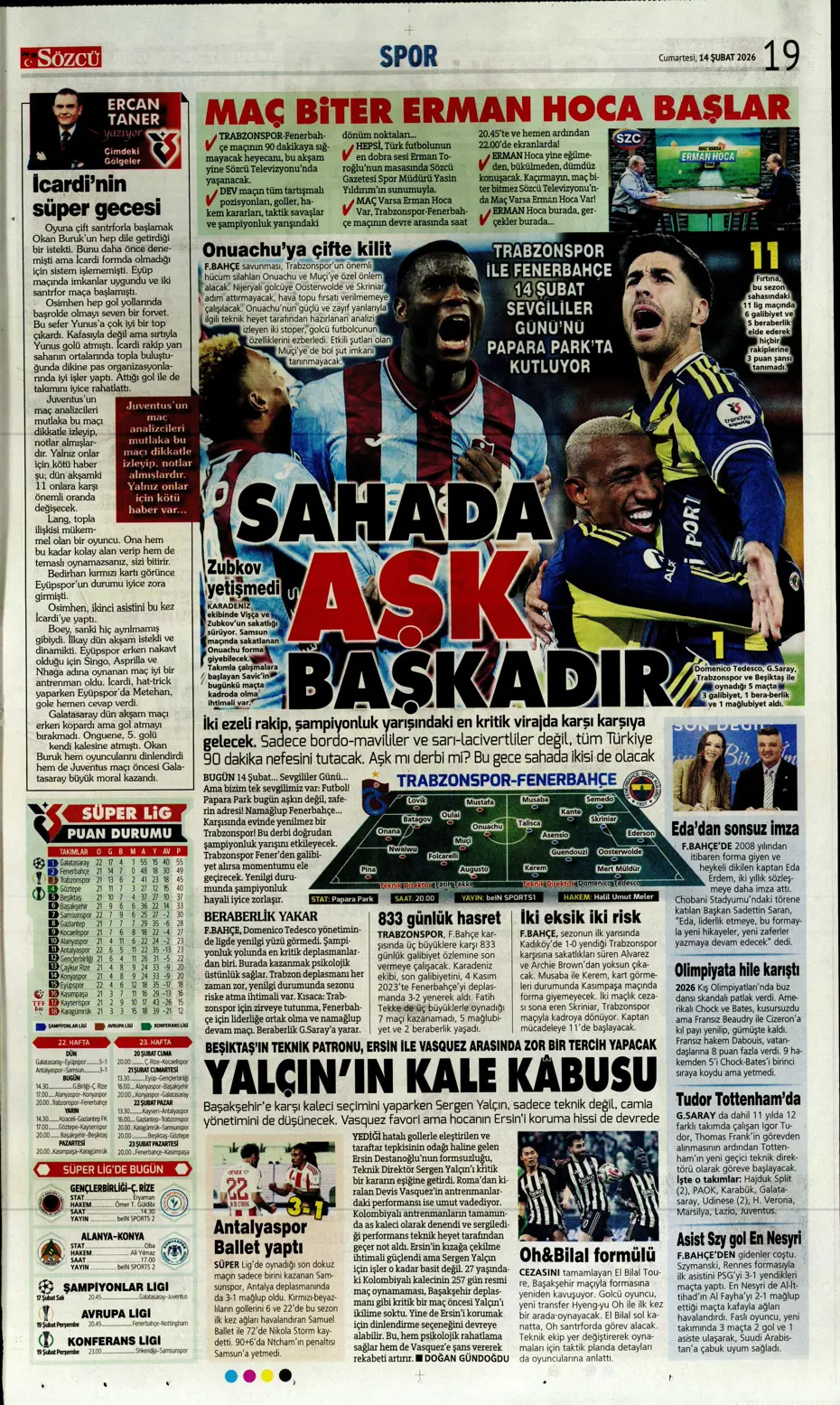 "Tedesco'dan Kerem Aktürkoğlu ve Musaba için flaş karar" | Sporun manşetleri - 4 "Tedesco'dan Kerem Aktürkoğlu ve Musaba için flaş karar" | Sporun manşetleri - 4