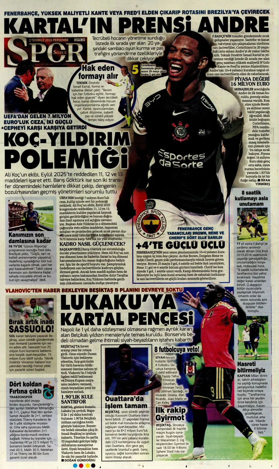 Fenerbahçe'den şok Malang Sarr kararı! Anlaşma sağlanmışken yüz çevrildi | Sporun manşetleri - 11 Fenerbahçe'den şok Malang Sarr kararı! Anlaşma sağlanmışken yüz çevrildi | Sporun manşetleri - 11