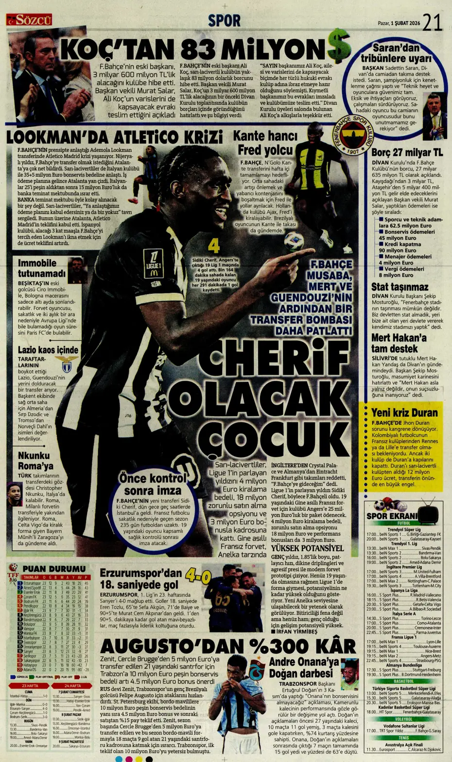 "N'Golo Kante sonunda tamam! Bonservisi belli oldu" | Sporun manşetleri - 18