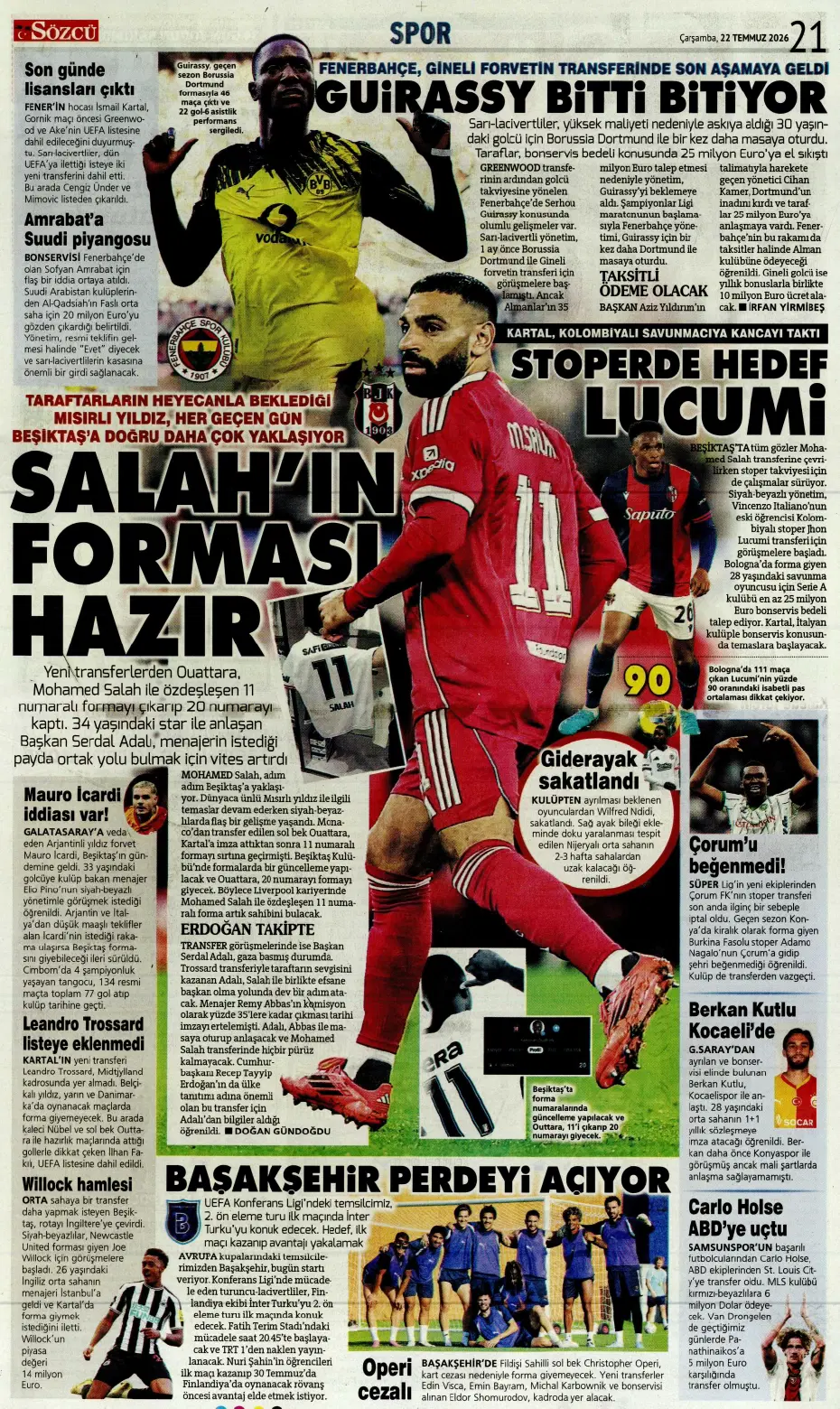 Ollie Watkins Fenerbahçe'ye geliyor | Sporun manşetleri - 3 Ollie Watkins Fenerbahçe'ye geliyor | Sporun manşetleri - 3
