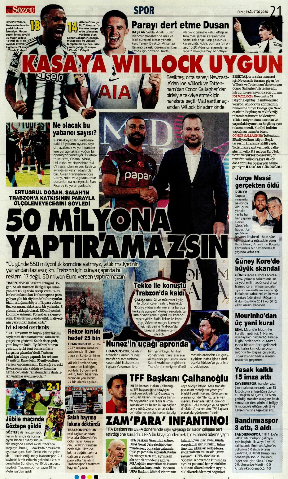 Fenerbahçe'de yaprak dökümü! Çağlar Söyüncü dahil tam 11 futbolcu | Sporun manşetleri - 3 Fenerbahçe'de yaprak dökümü! Çağlar Söyüncü dahil tam 11 futbolcu | Sporun manşetleri - 3