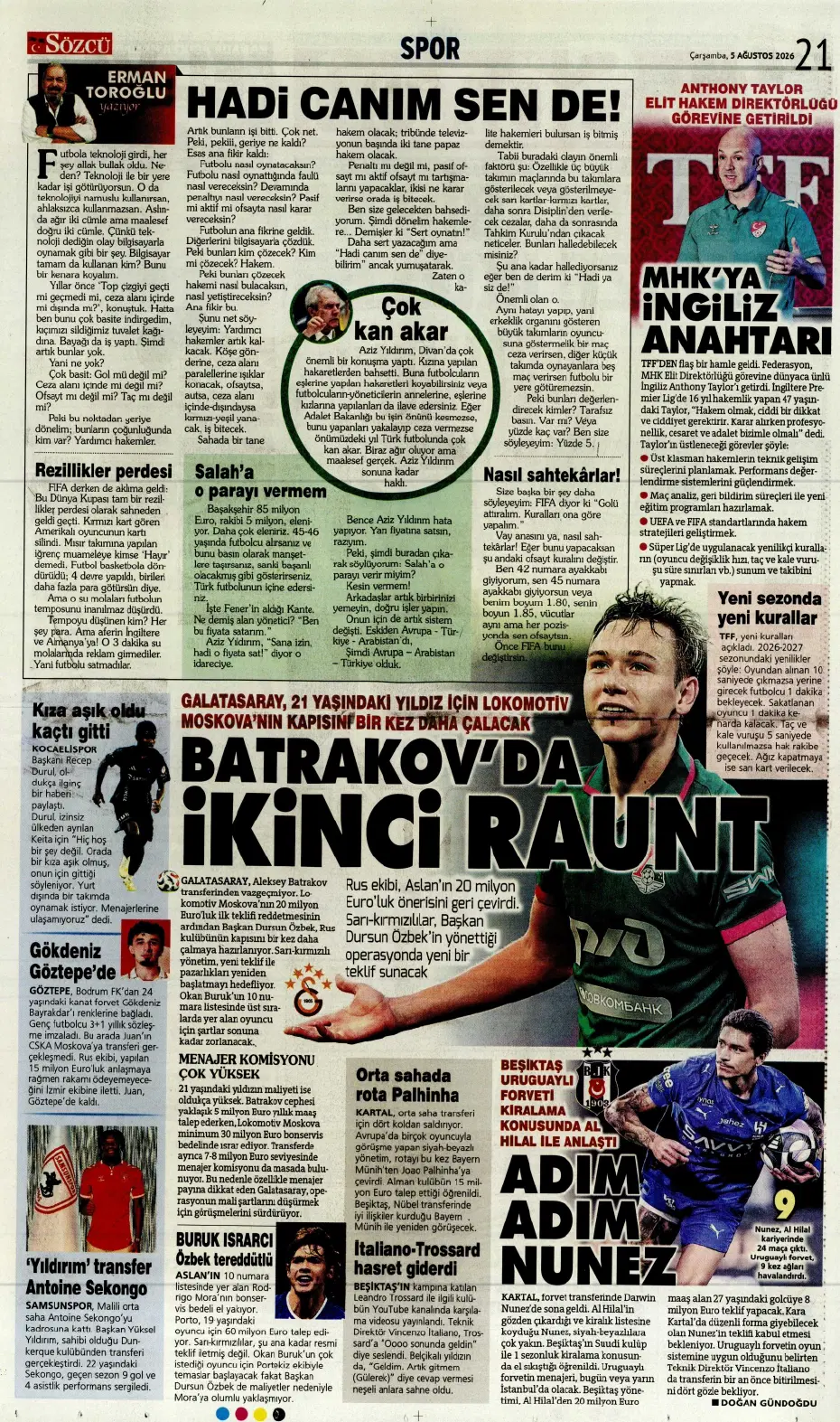 Salah sonrası Trabzonspor'un yeni bombası Süper Lig'den | Sporun manşetleri - 3