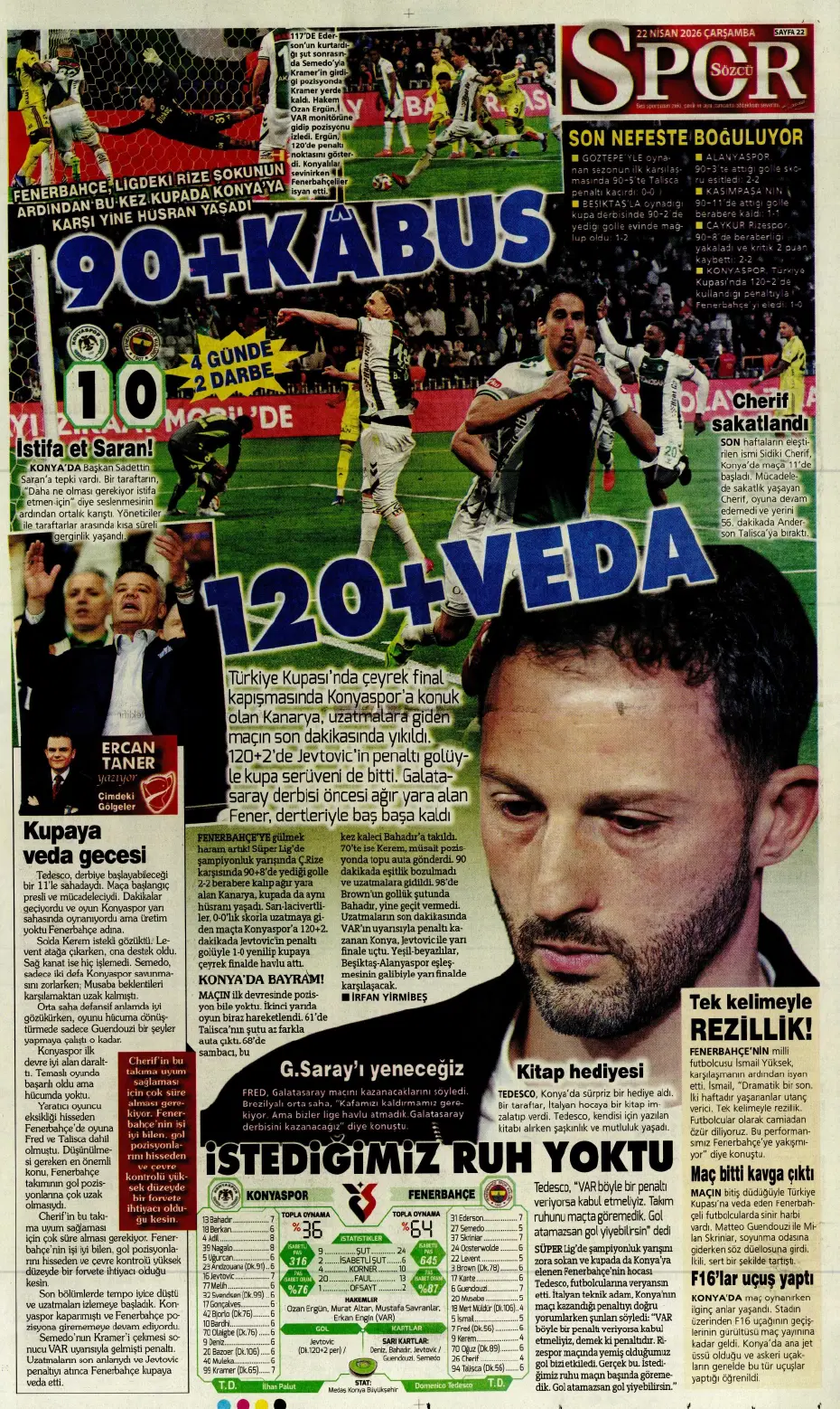 Kupa maçı sonrası Semedo'ya büyük tepki | Sporun manşetleri - 5