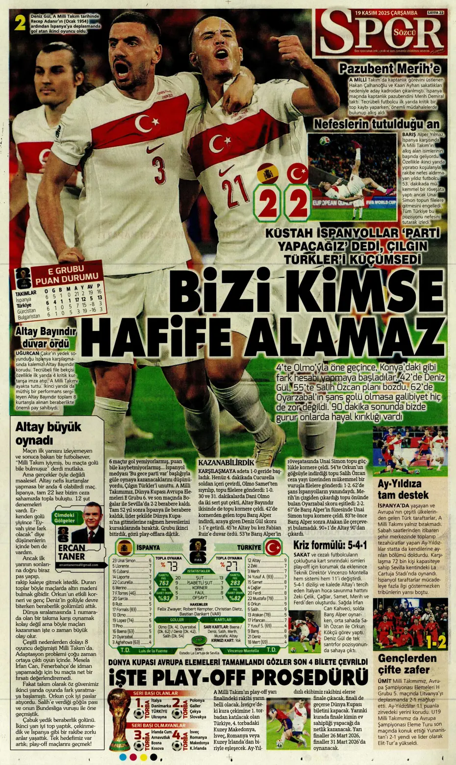 "Bizim Çocuklar Boğa'yı şişledi" | Sporun manşetleri - 8