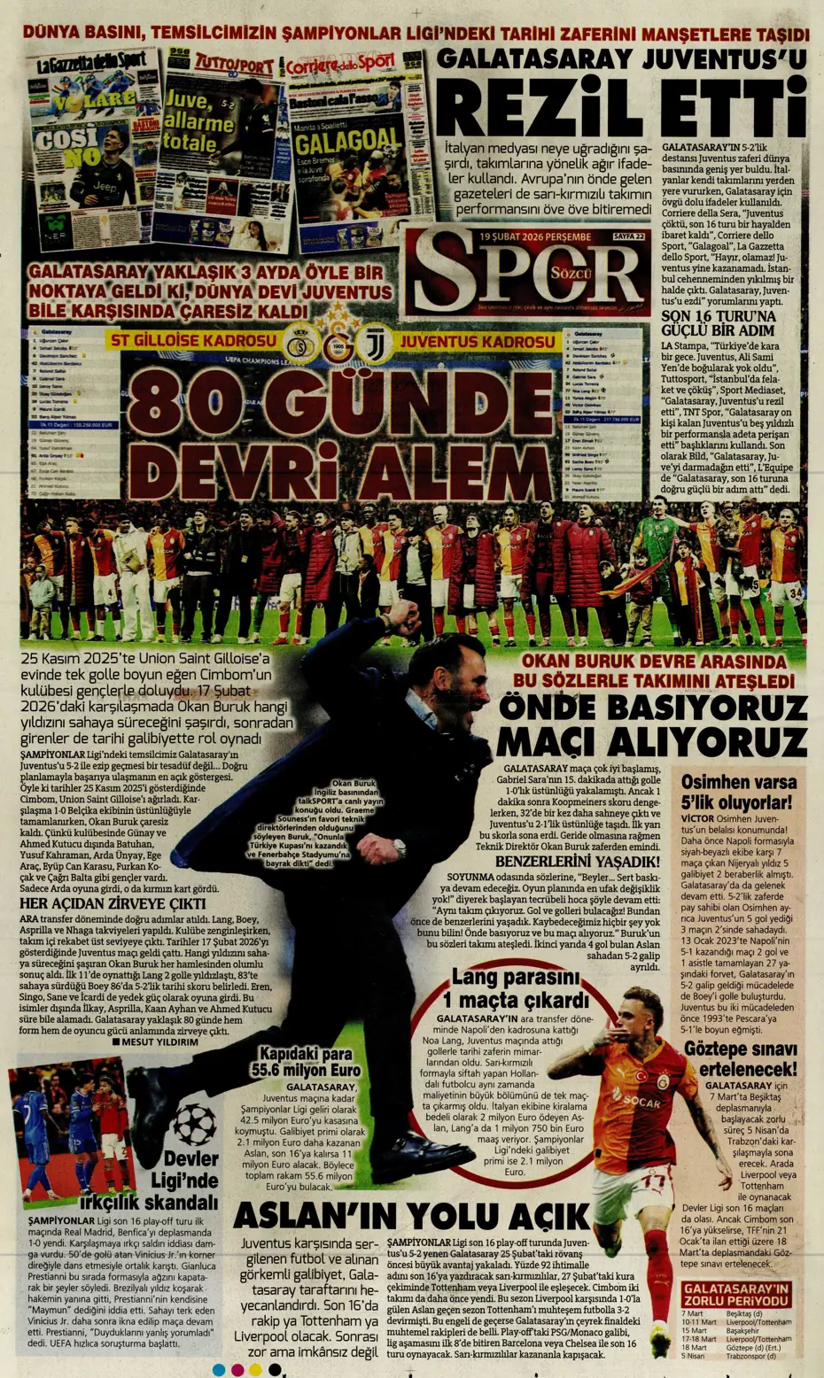 "Napoli'den Galatasaray'a Noa Lang için görülmemiş jest" | Sporun manşetleri - 8