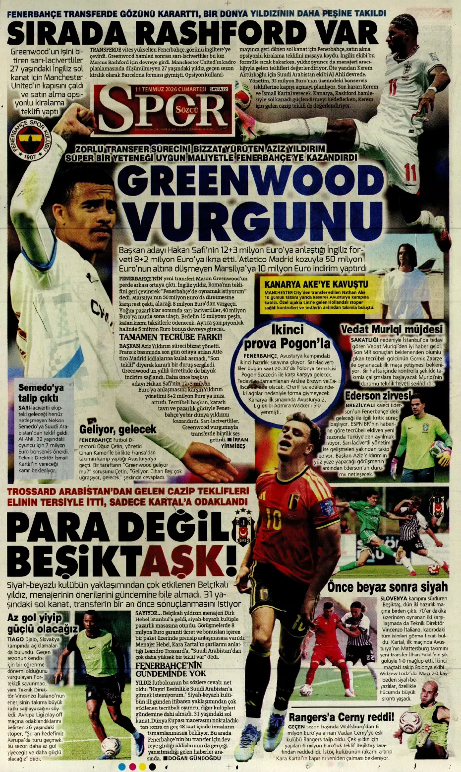 Kerem Aktürkoğlu için rekor teklif | Sporun manşetleri - 6
