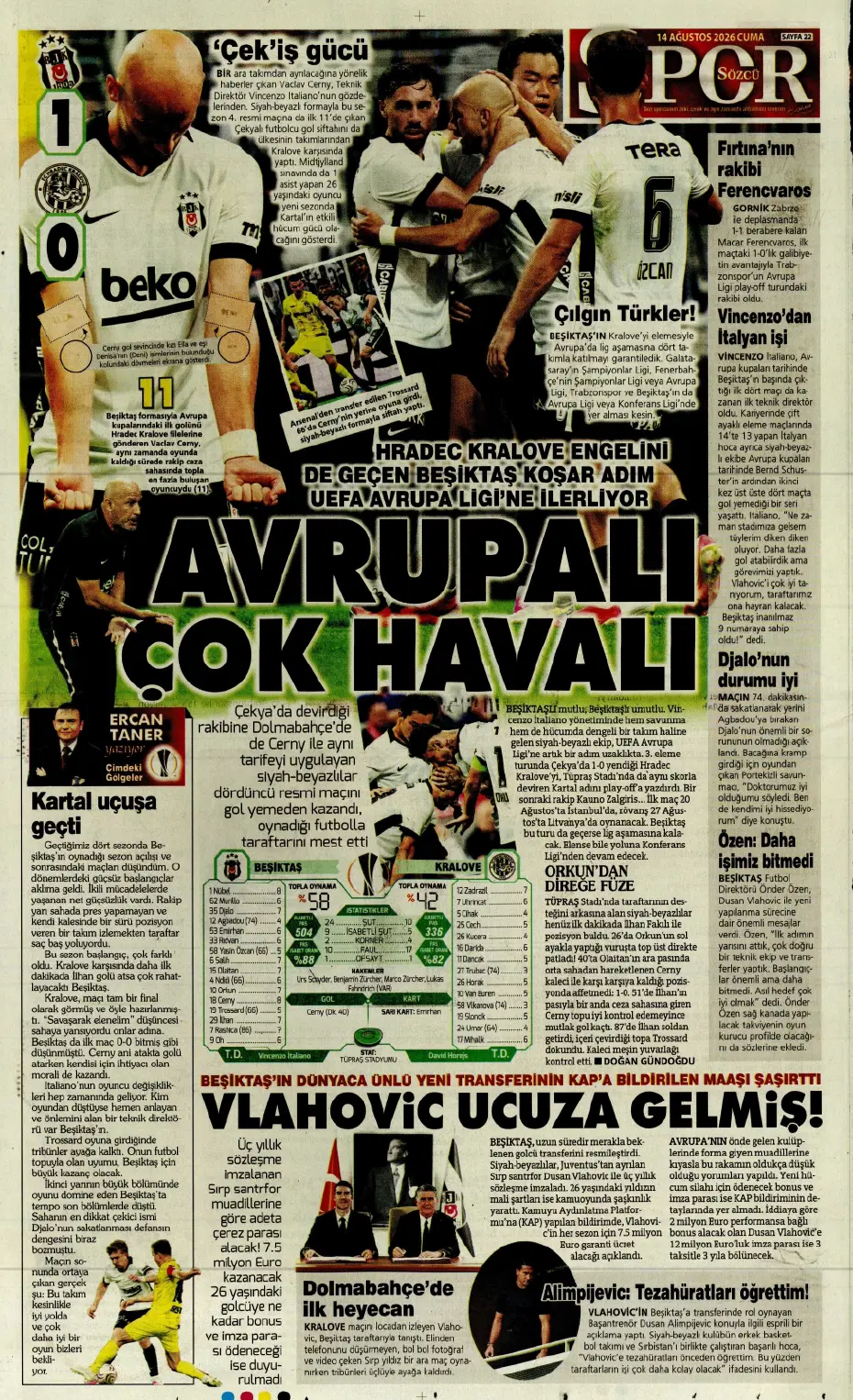 Orkun Kökçü'nün kankası Beşiktaş'a geliyor | Sporun manşetleri - 3