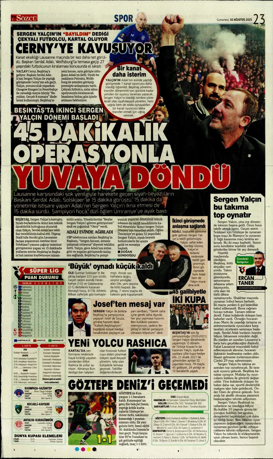 "Jose Mourinho'nun yerine 4 aday" | Sporun manşetleri - 6