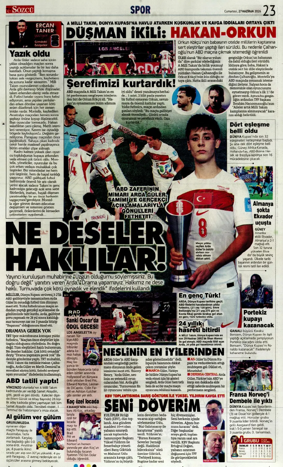 "Fenerbahçe'den bomba hamle: Oyarzabal" | Sporun manşetleri - 7