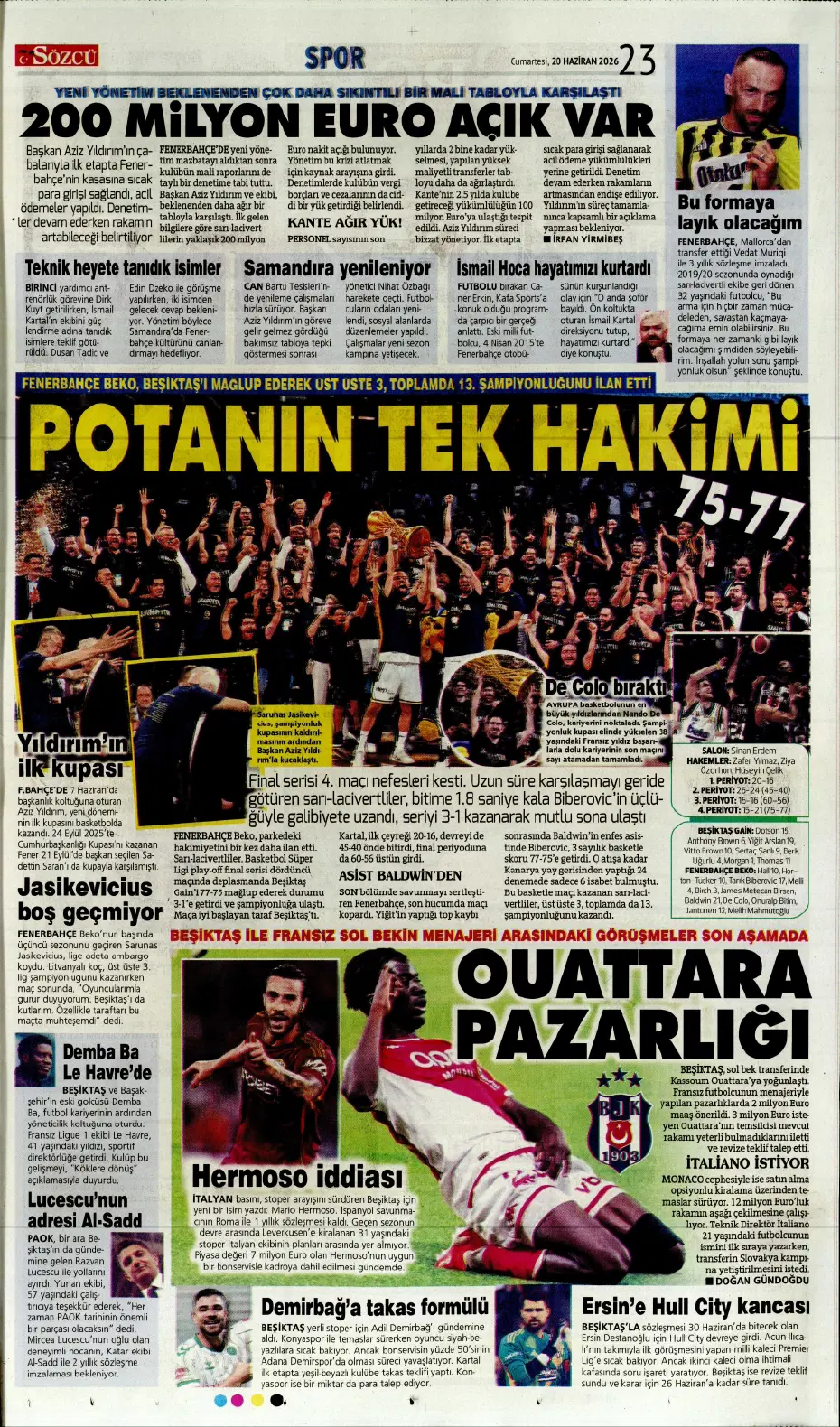 Ve Fenerbahçe için İstanbul'da! Fransız yıldızı Oğuz Çetin izledi, İsmail Kartal onayladı | Sporun manşetleri - 4
