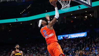 Gilgeous-Alexander, Thunder'ı galibiyete taşıdı