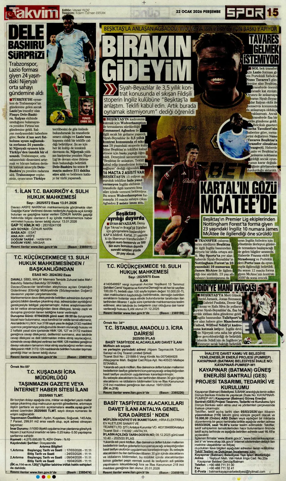 "Galatasaray'dan Atletico maçı sonrası 2 transfer birden" | Sporun manşetleri - 5