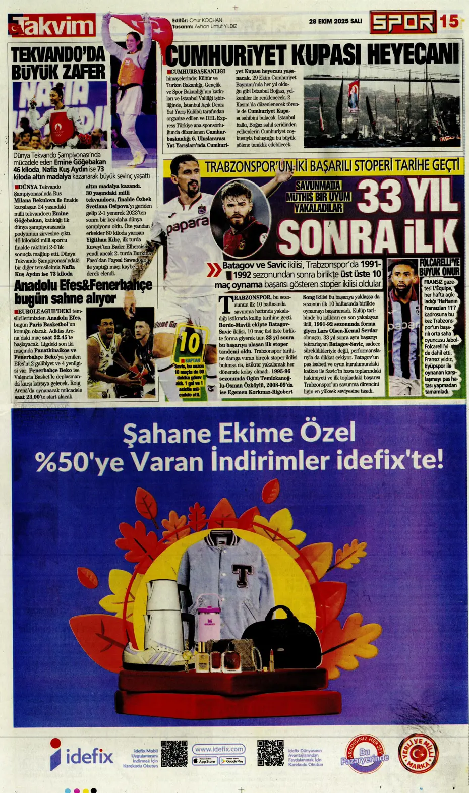 "Galatasaray'dan ocakta 2 bomba transfer" | Sporun manşetleri - 7 "Galatasaray'dan ocakta 2 bomba transfer" | Sporun manşetleri - 7