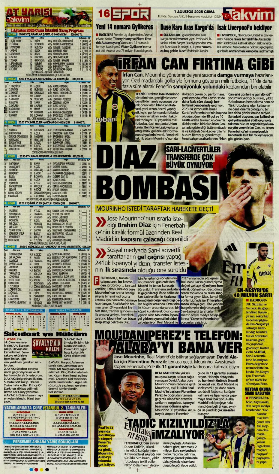"Ederson için geri sayım" | Sporun manşetleri - 4