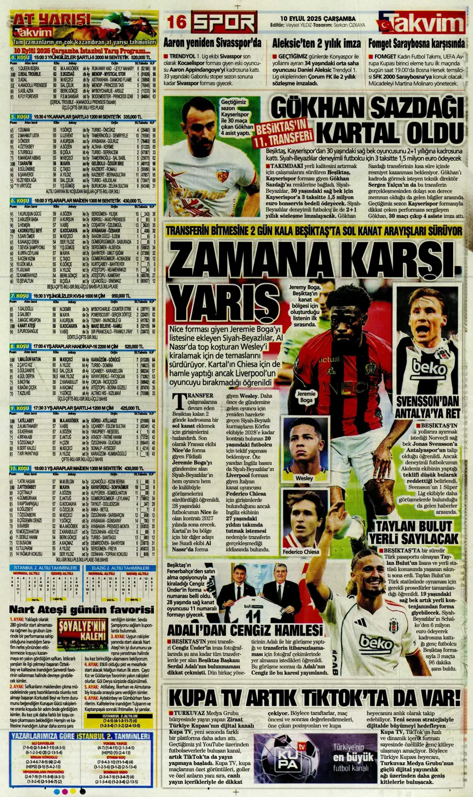 "Mühendislik harikası Domenico Tedesco" | Sporun manşetleri - 5