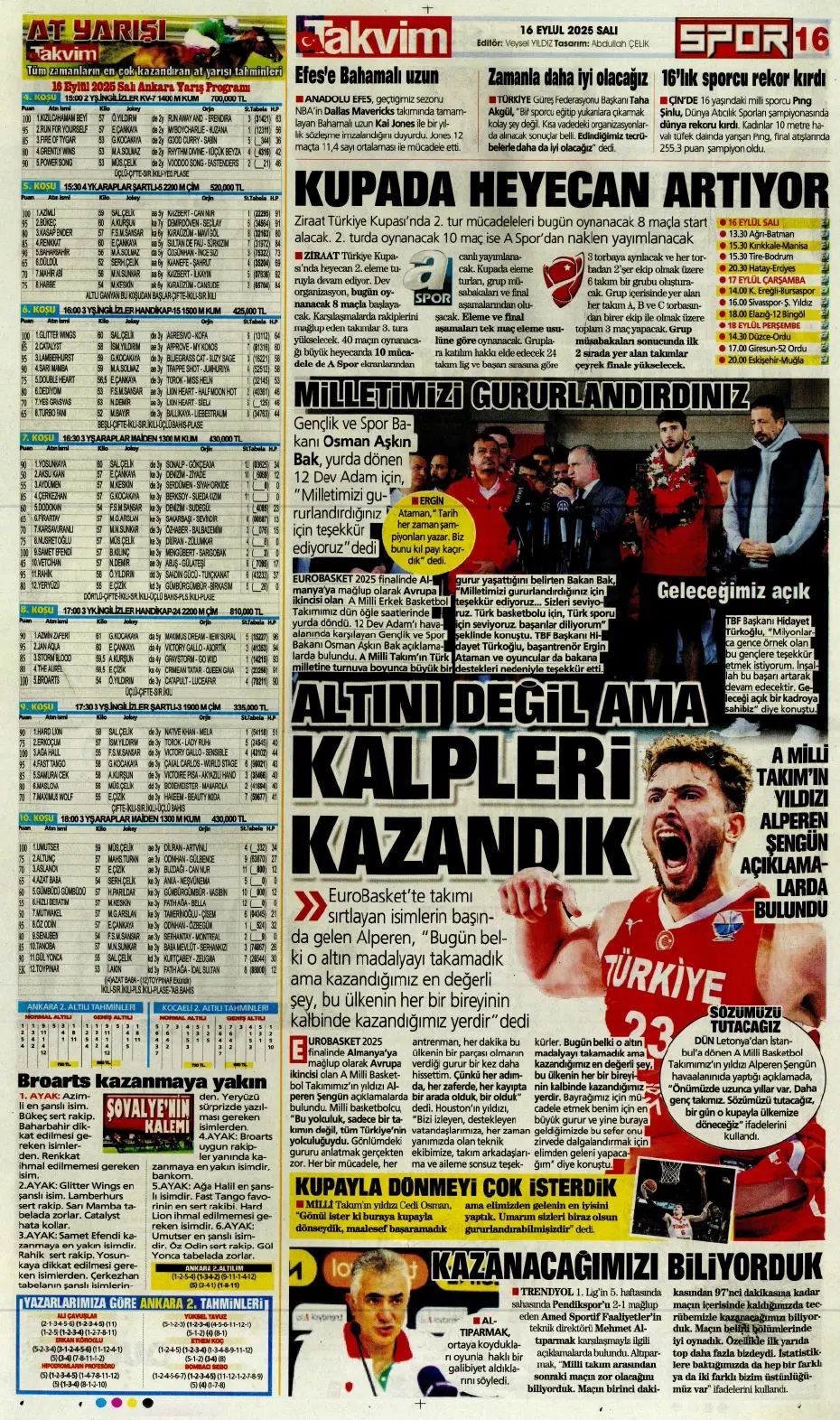 "Fenerbahçe'den David Alaba bombası" | Sporun manşetleri - 5