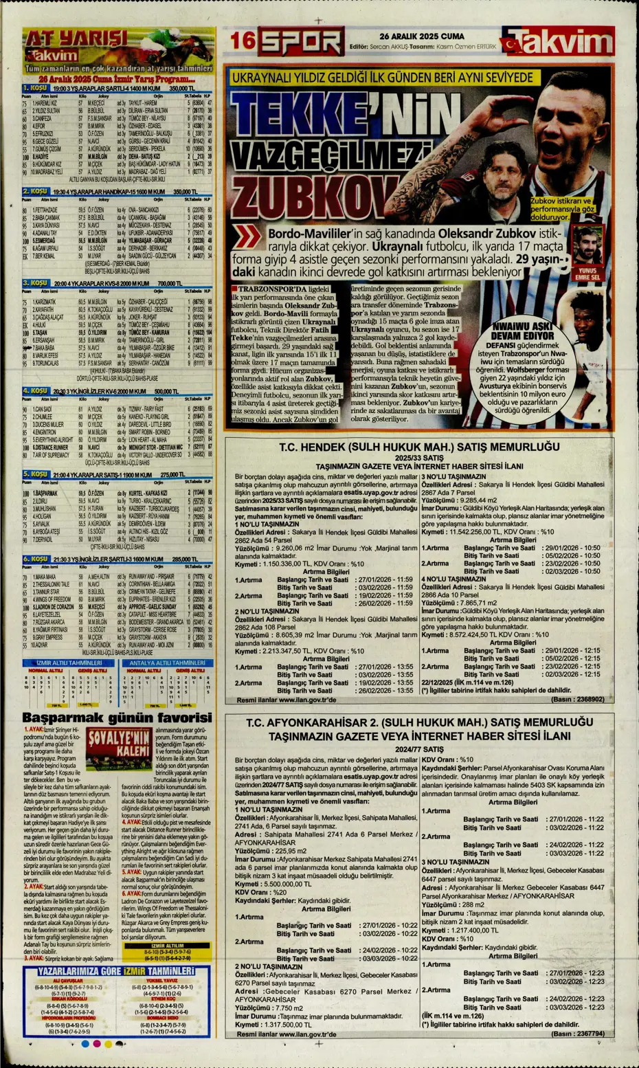 "Kerem Aktürkoğlu'na beklenmedik talip çıktı" | Sporun manşetleri - 2