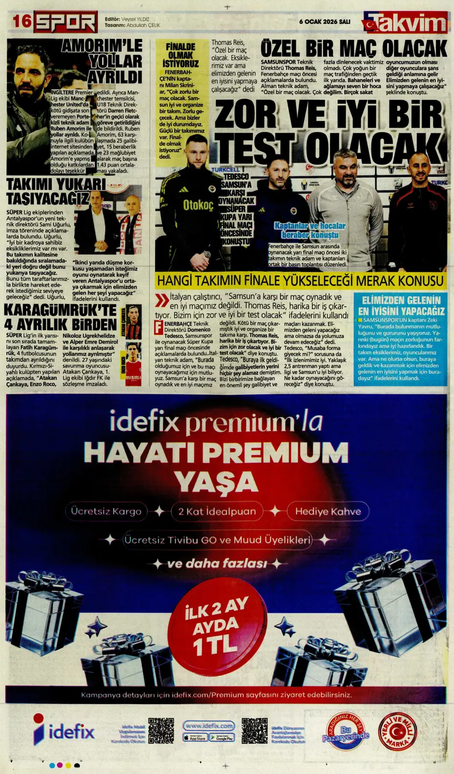 "Lookman Afrika Kupası'ndan direkt İstanbul'a" | Sporun manşetleri - 40 "Lookman Afrika Kupası'ndan direkt İstanbul'a" | Sporun manşetleri - 40