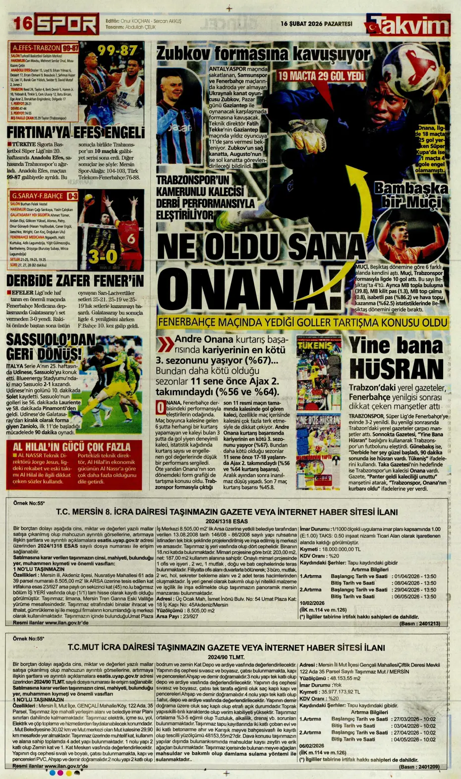 "Galatasaray Fenerbahçe'yi FIFA'ya şikayet ediyor" | Sporun manşetleri - 12