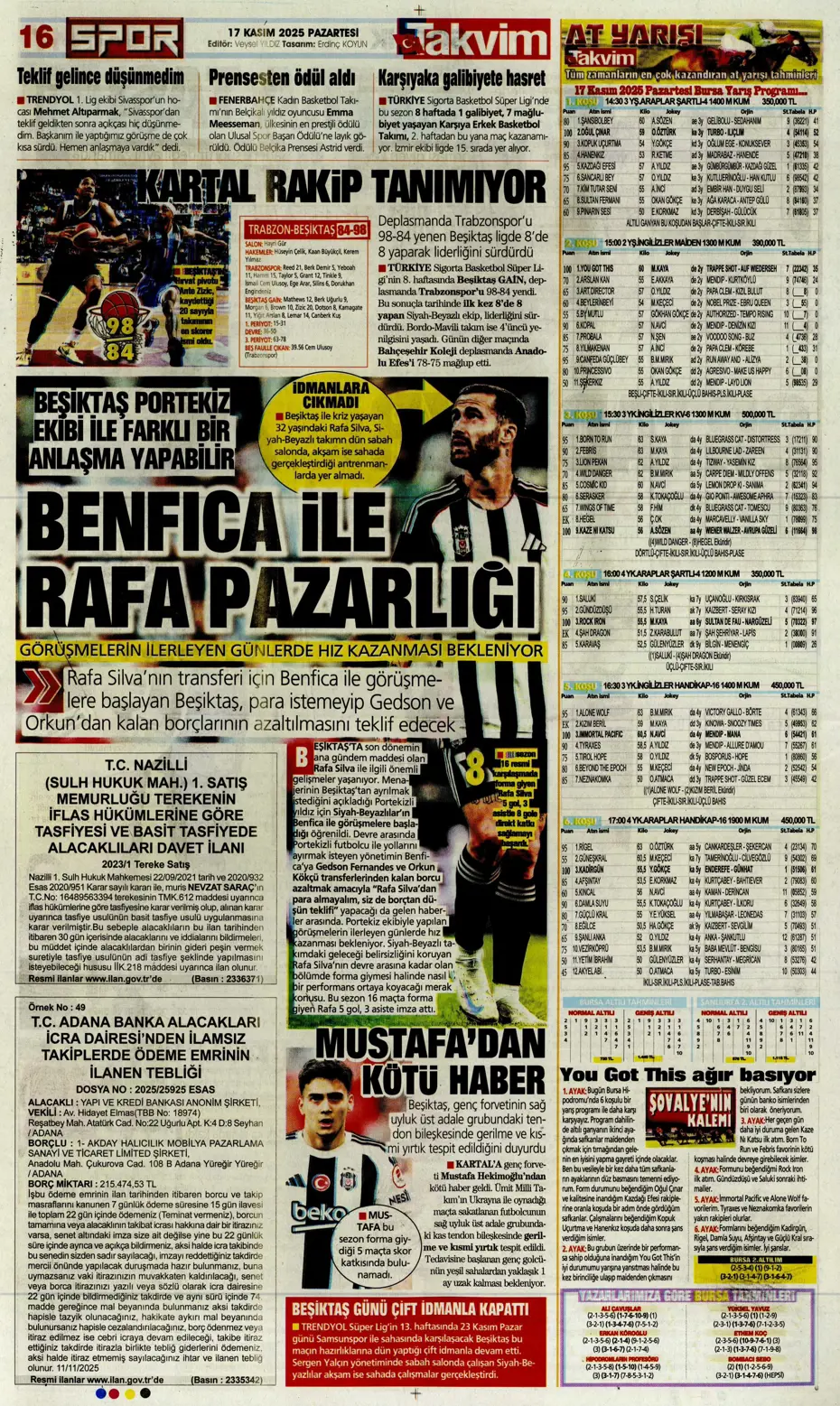 "Tedesco ilk bileti kesti: "Kendine takım bul" | Sporun manşetleri - 6 "Tedesco ilk bileti kesti: "Kendine takım bul" | Sporun manşetleri - 6